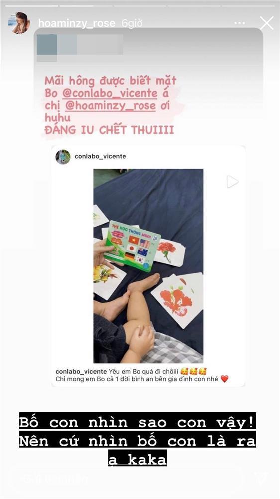 Hòa Minzy hé lộ gương mặt quý tử-1