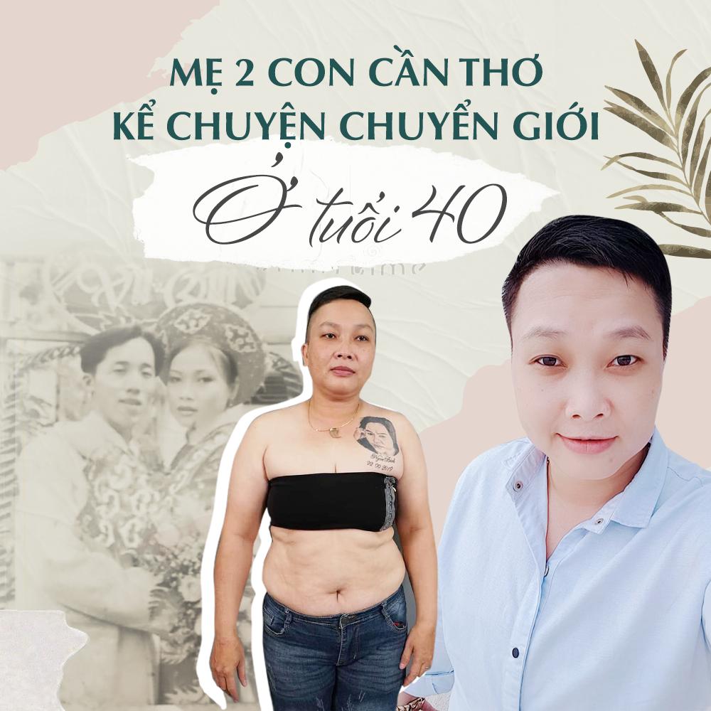 Hình ảnh đầu tiên về bà mẹ 2 con ở Cần Thơ sau chuyển giới-1