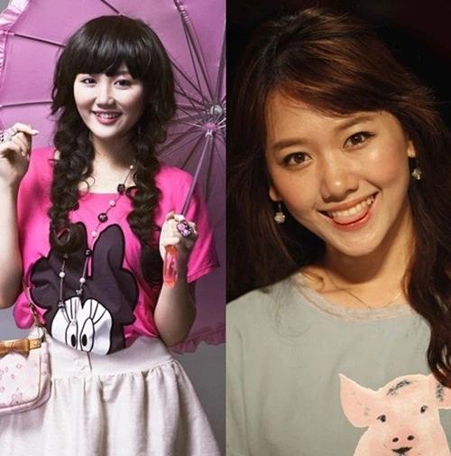 Văn Mai Hương gây lú trong bức ảnh chụp cùng Hari Won-5