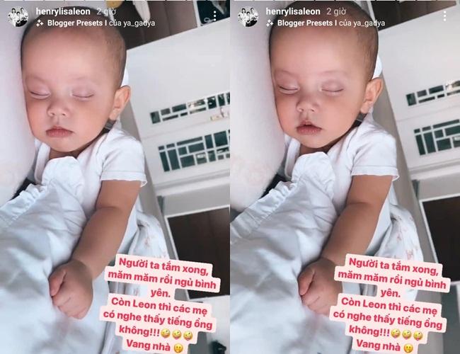 Visual đỉnh của con gái Hà Hồ: Ngủ cũng ra dáng tiểu mỹ nhân-1