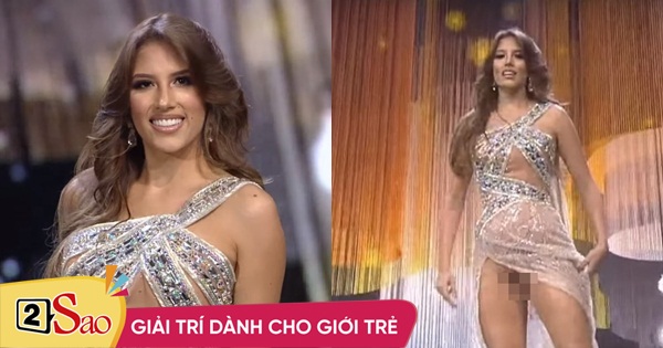 Hoa hậu Venezuela nghi lộ vùng cấm địa trên sân khấu Miss Grand