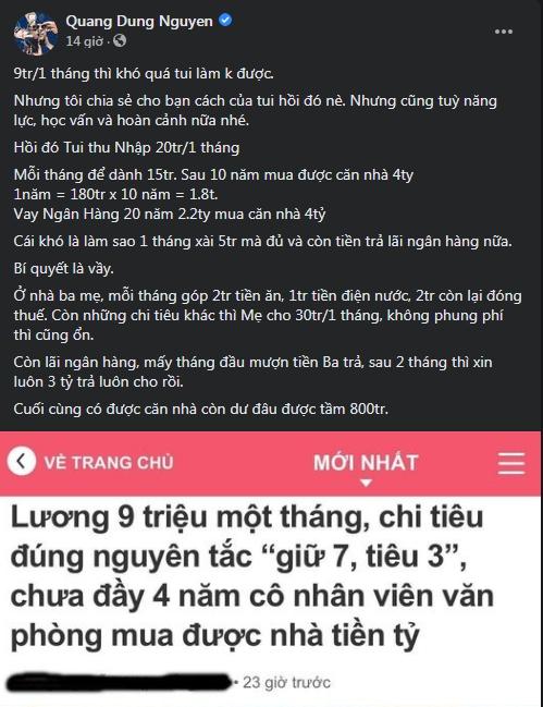 Đạo diễn Dũng Khùng chỉ cách lương 20 triệu/tháng tậu nhà 4 tỷ-1