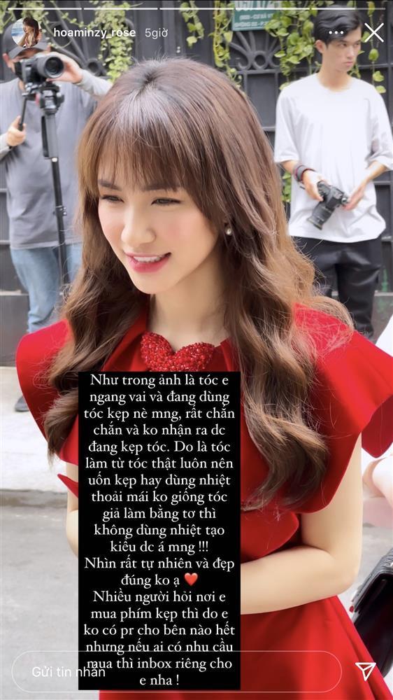 Tip hô biến tóc tém thành tóc dài không hề giả trân của Hòa Minzy-3