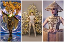 'Toát mồ hôi' Quốc phục khổng lồ của người đẹp Việt đi thi quốc tế