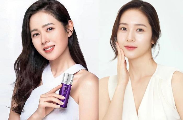 Mới đây, hai ngôi sao nổi tiếng Son Ye Jin và Krystal cùng xuất hiện trong một quảng cáo mỹ phẩm. Dù chênh lệch tới 12 tuổi, song 