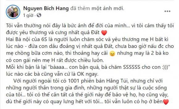 Hằng Túi tiết lộ quan hệ bất ngờ giữa mẹ chồng cũ và mẹ chồng hiện tại-2
