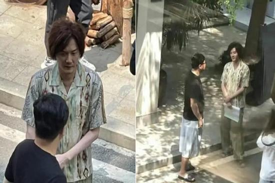 Phùng Thiệu Phong gầy guộc trên trường quay