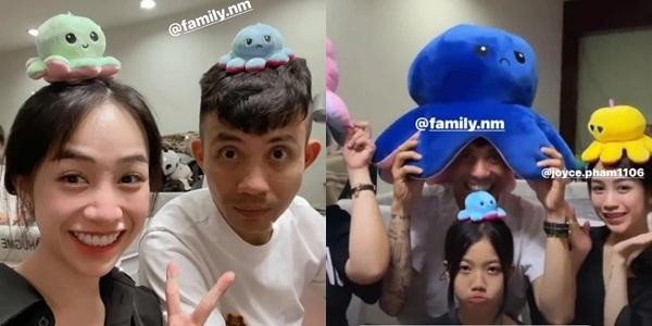 Ông ngoại Minh Nhựa nhí nhố chụp ảnh cùng các con gái-1