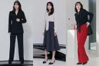 Chị đẹp Lee Ji Ah 'Penthouse' lên đồ công sở đơn giản mà thanh lịch