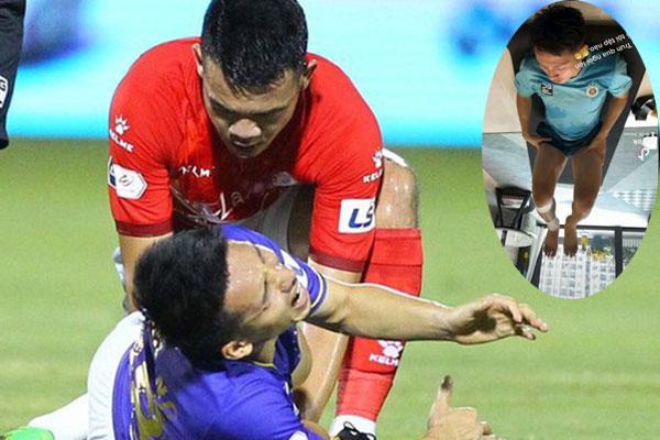 Vợ Hùng Dũng chia sẻ khoảnh khắc cùng chồng vác nạng đi xem phim-5