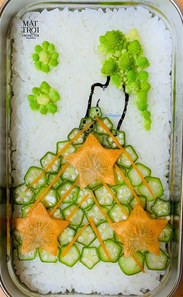 Cô gái Việt ở Nhật thiết kế váy dự tiệc lộng lẫy cho bữa trưa mỗi ngày-8