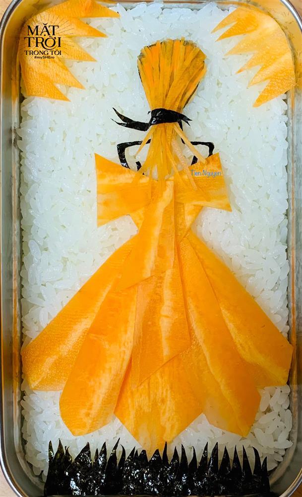 Cô gái Việt ở Nhật thiết kế váy dự tiệc lộng lẫy cho bữa trưa mỗi ngày-9