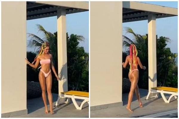 Diện áo tắm, HHen Niê chặt đẹp Kim Duyên nhờ vòng 2 nức nở-8