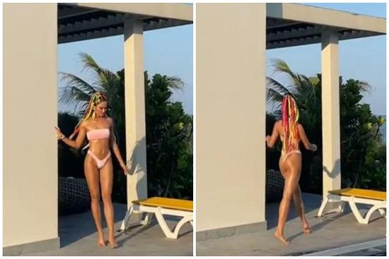 H'Hen Niê diện bikini khoe vòng 3 bốc lửa