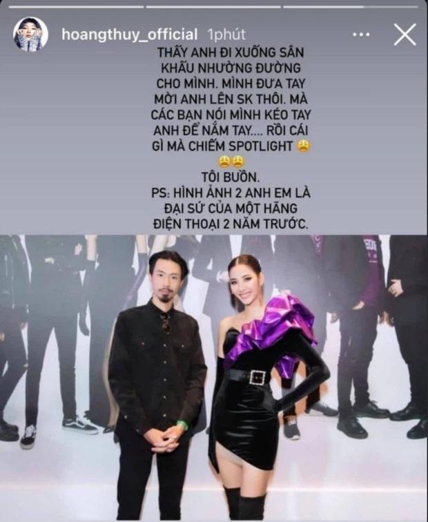 Hoàng Thùy lên tiếng trước nghi vấn nắm tay Đen Vâu chiếm spotlight-4