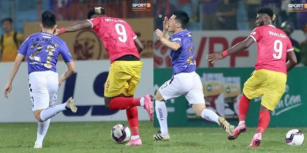 Đình Trọng dùng bàn tay hư kéo tụt quần đối thủ-2