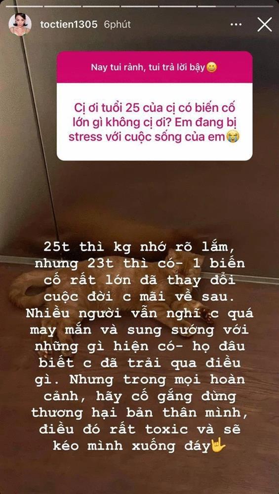 Tóc Tiên hiếm hoi nhắc đến biến cố năm 23 tuổi-1