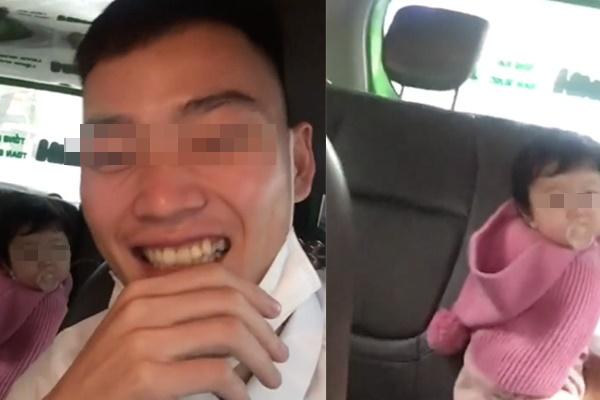 Quay clip mẹ bỏ quên con trên taxi: Tài xế thừa nhận... bốc phét-3