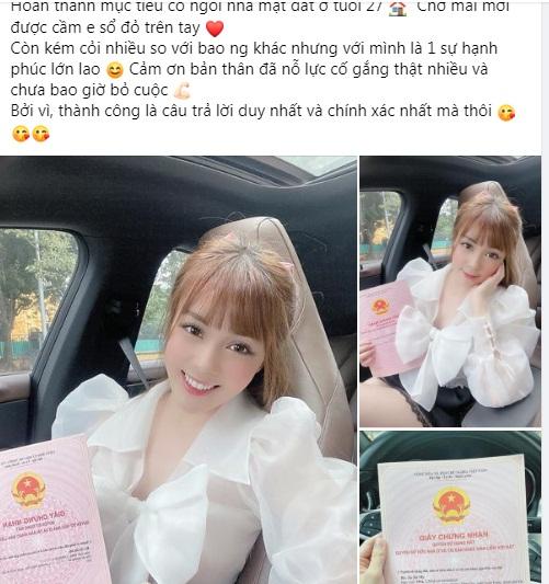 Âu Hà My khoe thành tích sau 8 tháng ly hôn Trọng Hưng-1