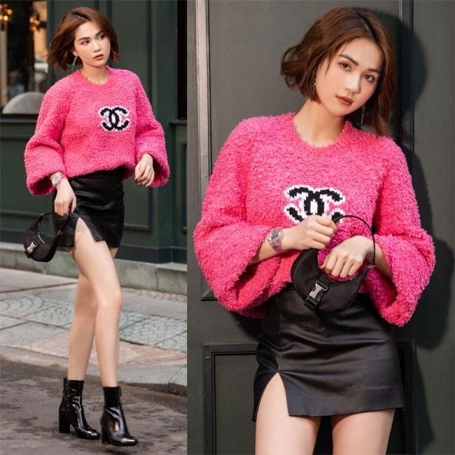 Ngọc Trinh mặc sành điệu, chất chơi với phụ kiện đồng hồ bạc tỷ-6