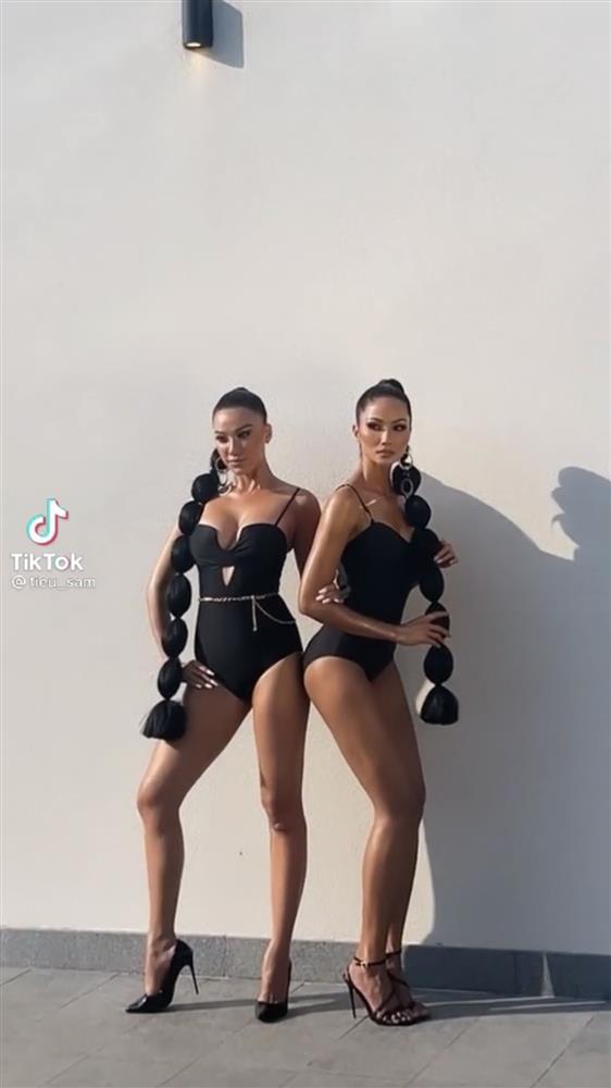 Diện áo tắm, HHen Niê chặt đẹp Kim Duyên nhờ vòng 2 nức nở-2