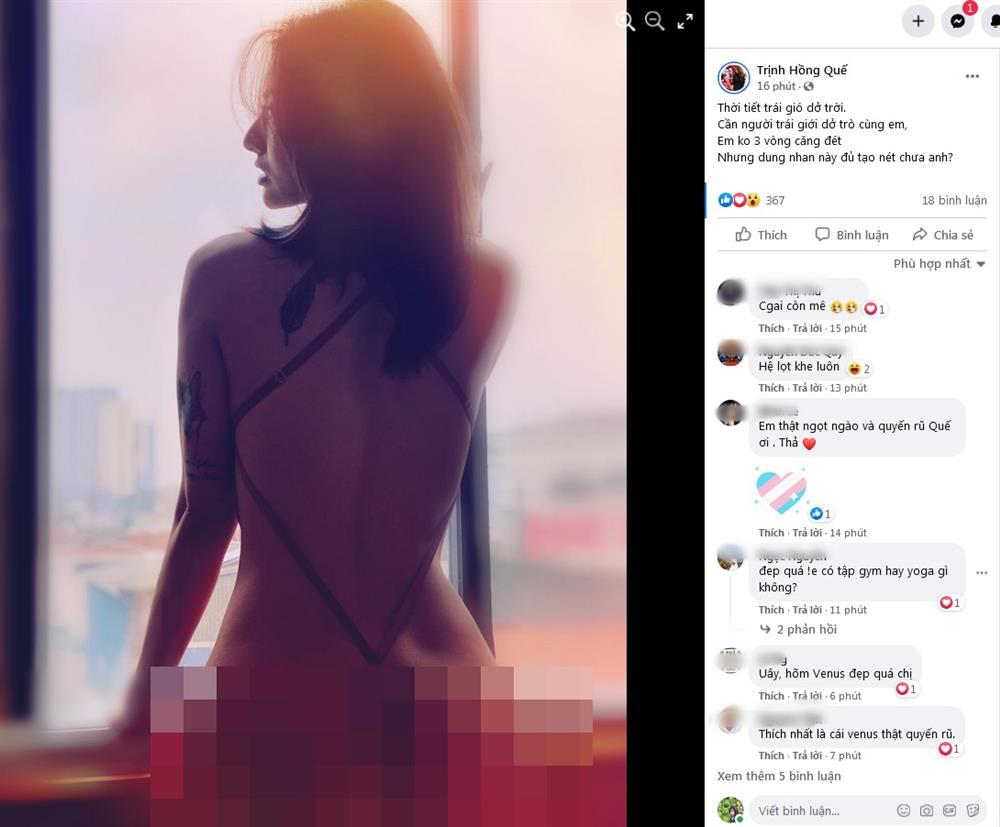 Hồng Quế diện nội y lọt khe gần như khoe 100% cơ thể-1