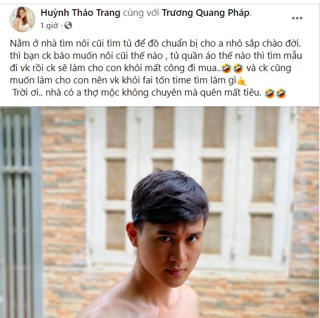 Diễn viên Thảo Trang bị hớ khi khen chồng trẻ-2
