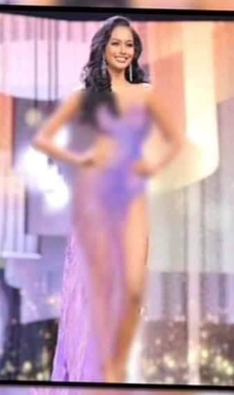 Miss Grand Indonesia bị truyền hình quốc gia che mờ vì mặc váy mỏng-2