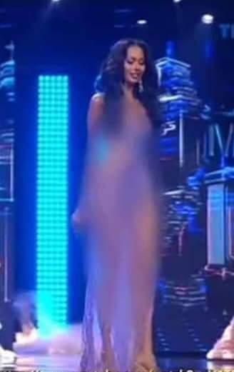 Miss Grand Indonesia bị truyền hình quốc gia che mờ vì mặc váy mỏng-3