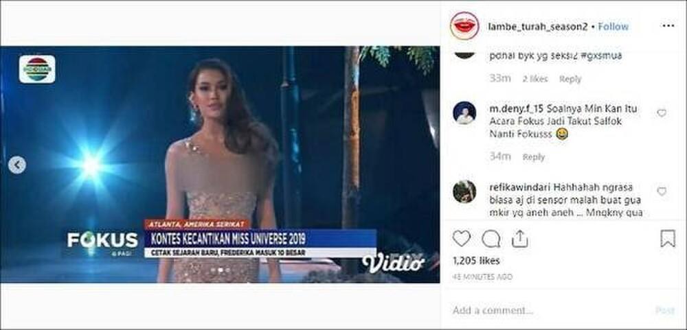 Miss Grand Indonesia bị truyền hình quốc gia che mờ vì mặc váy mỏng-6