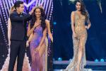 Miss Grand Indonesia bị truyền hình quốc gia che mờ vì mặc váy mỏng
