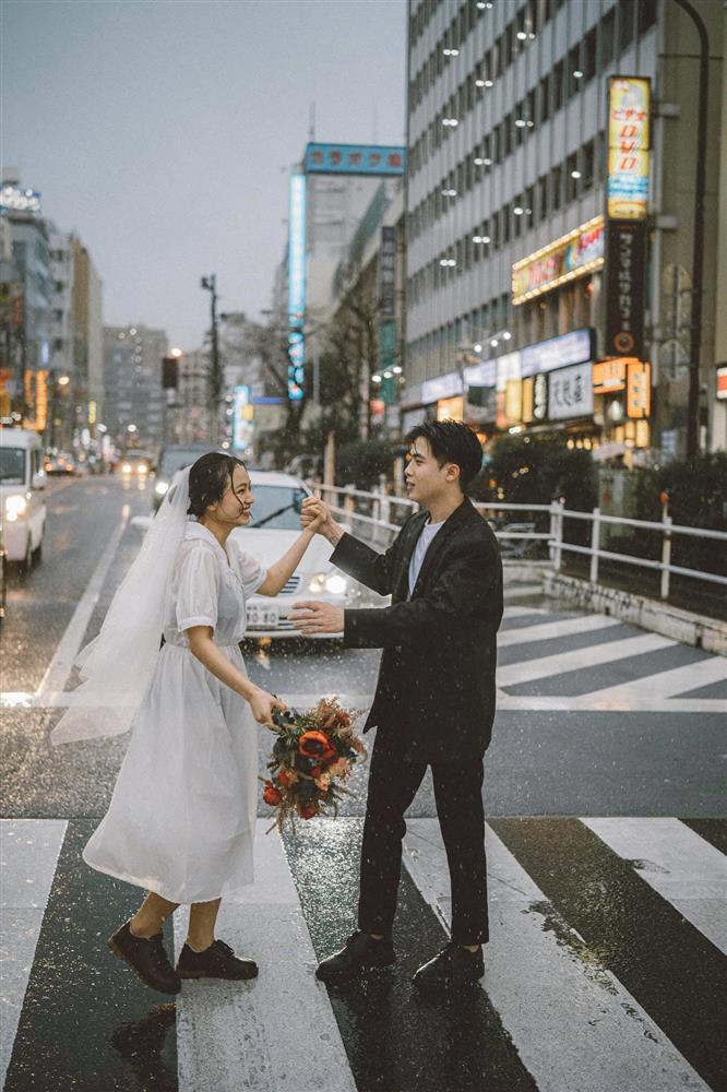 Cặp du học sinh Việt tại Tokyo chớp bộ ảnh cưới tuyệt đẹp dưới cơn mưa-14