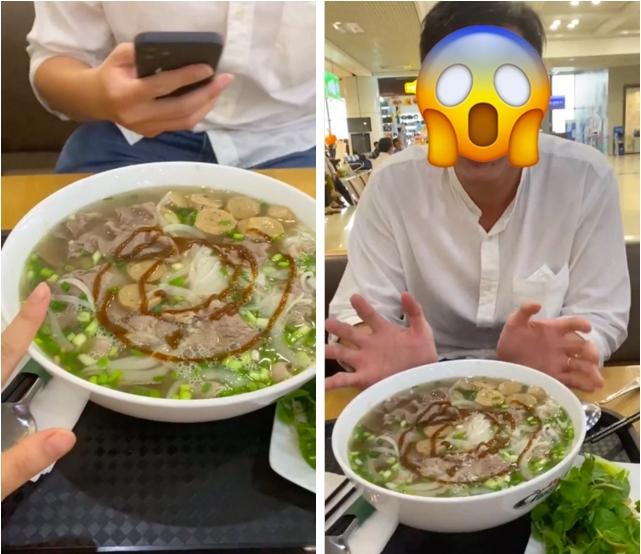 Lỡ gọi bát phở sân bay big size, nhân viên bê ra mà ngã ngửa-1