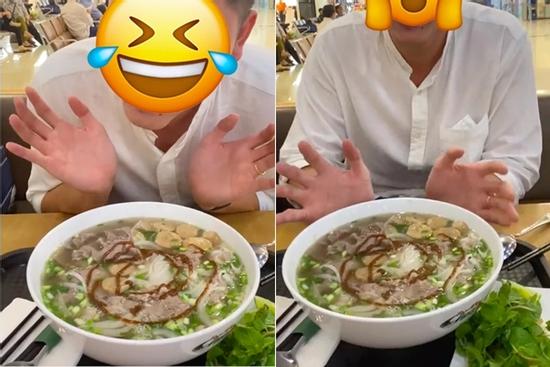 Lỡ gọi bát phở sân bay 'big size', nhân viên bê ra mà 'ngã ngửa'