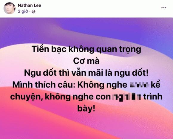 Nathan Lee chỉ đích danh Ngọc Trinh: Tao cười vào mặt mày-2