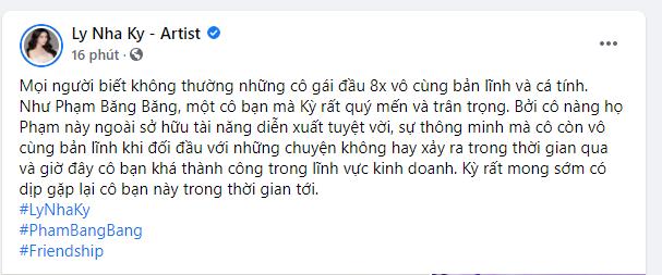 Sau Xa Thi Mạn, Lý Nhã Kỳ hé lộ tình bạn với Phạm Băng Băng-2