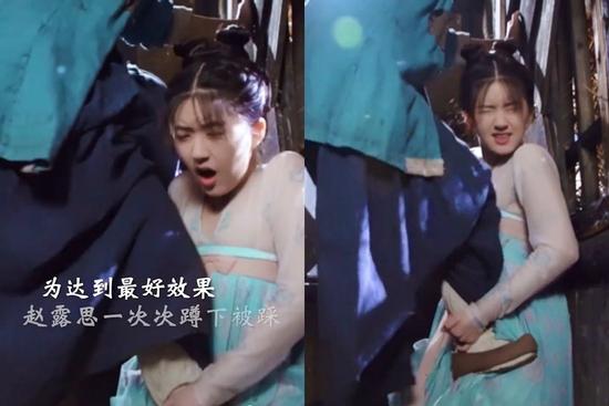 Triệu Lộ Tư bị bạn diễn dẫm lên người 15 lần trong 'Trường Ca Hành'