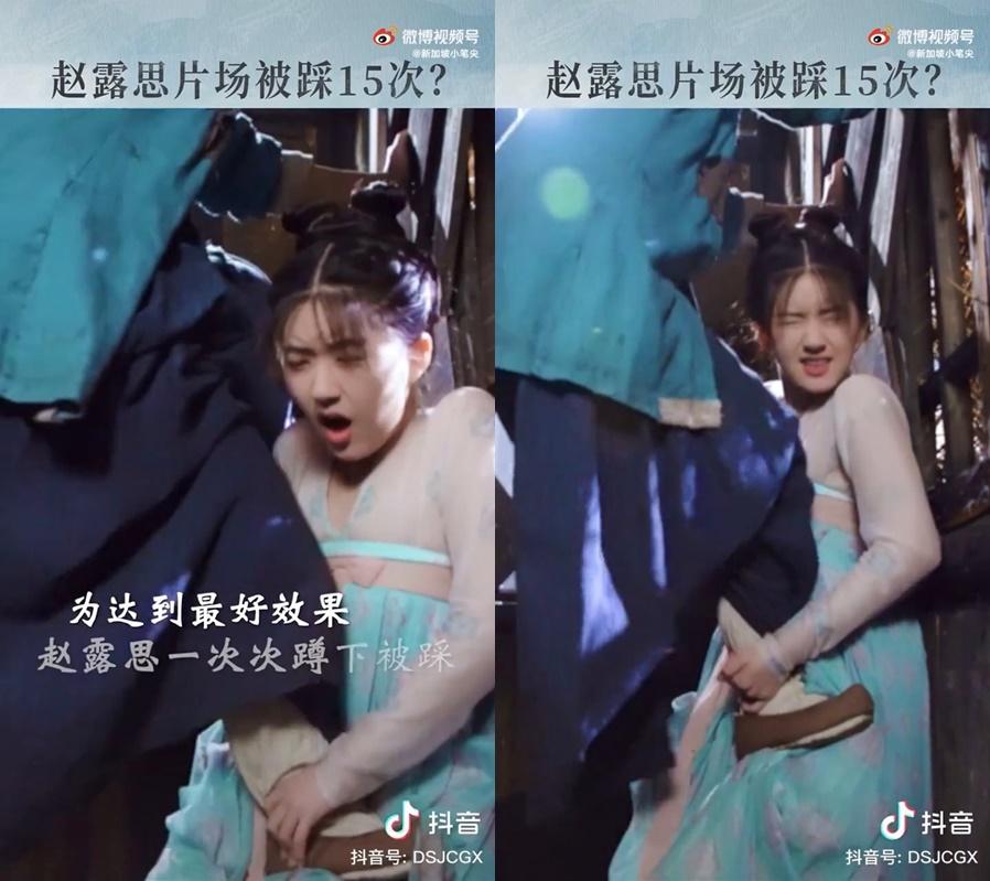 Triệu Lộ Tư bị bạn diễn dẫm lên người 15 lần trong Trường Ca Hành-2