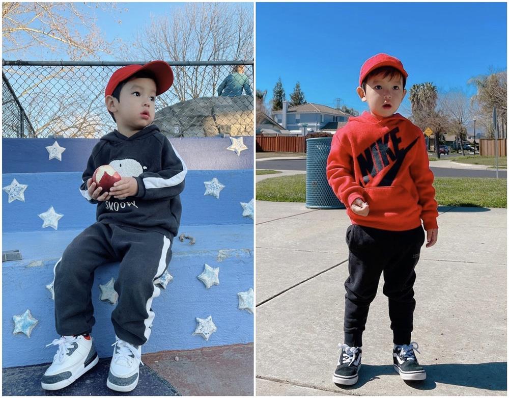 Con trai Phạm Hương được mẹ đầu tư như một fashionista nhí-7