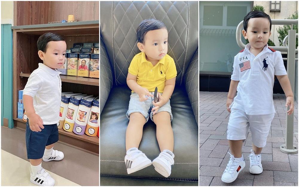 Con trai Phạm Hương được mẹ đầu tư như một fashionista nhí-9