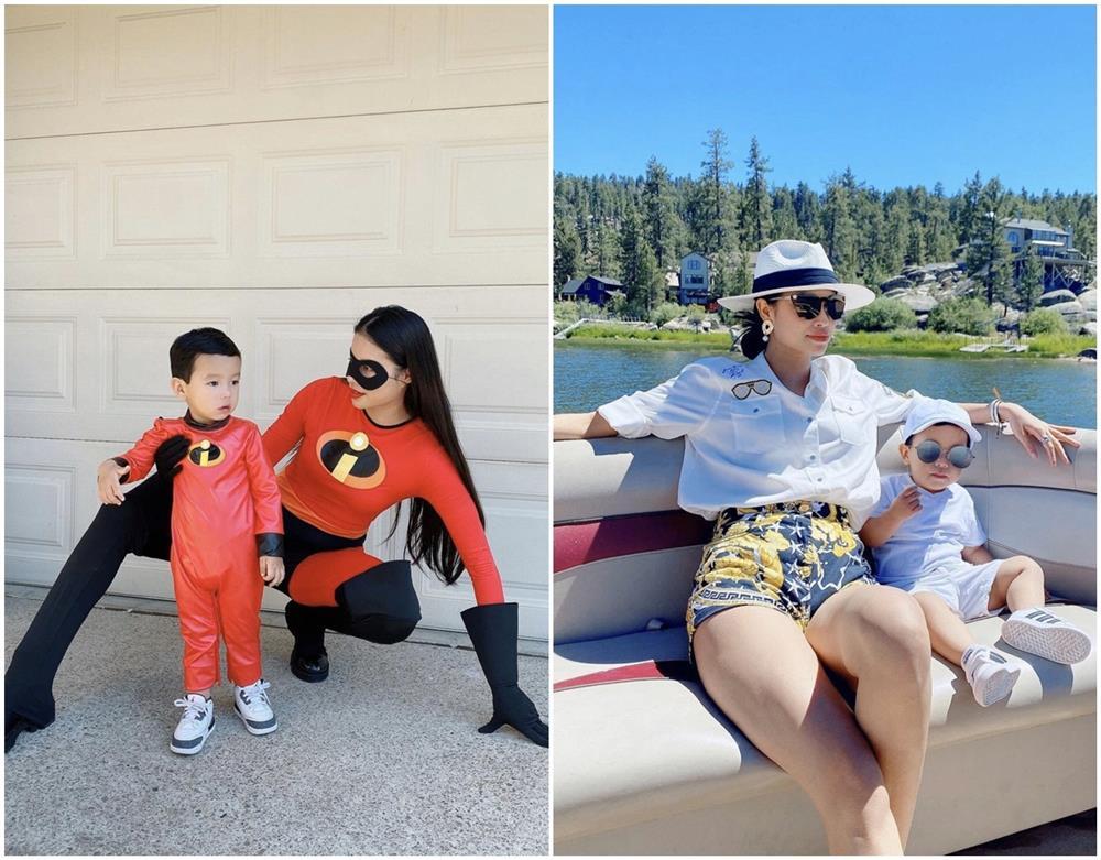 Con trai Phạm Hương được mẹ đầu tư như một fashionista nhí-12