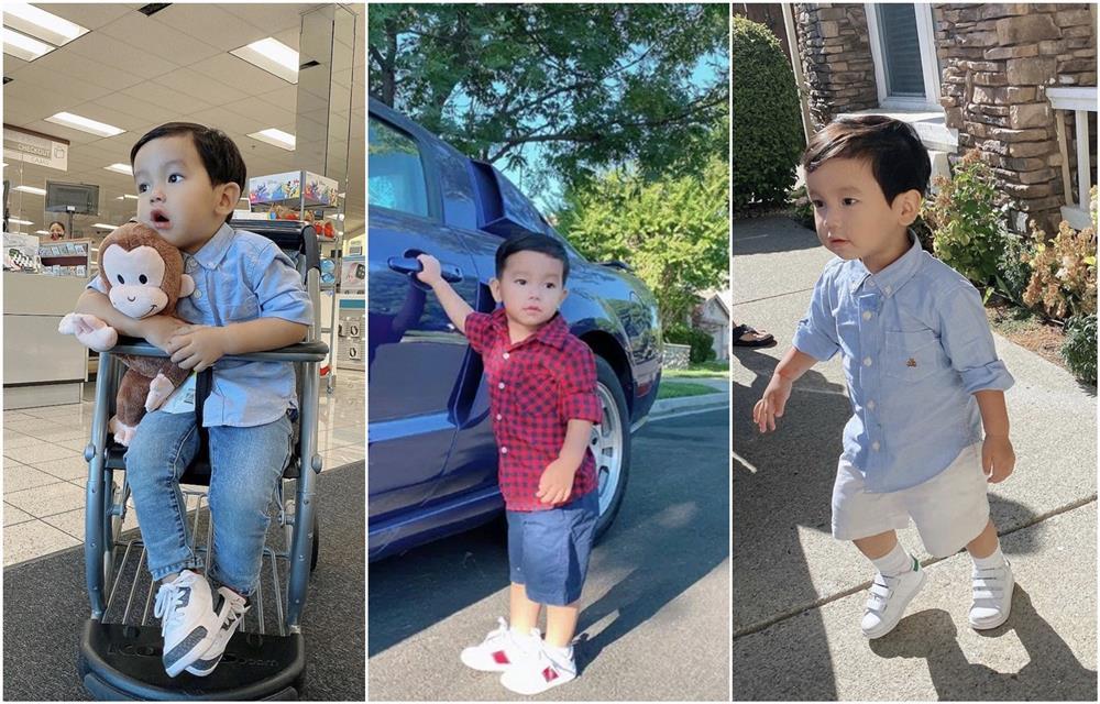 Con trai Phạm Hương được mẹ đầu tư như một fashionista nhí-8