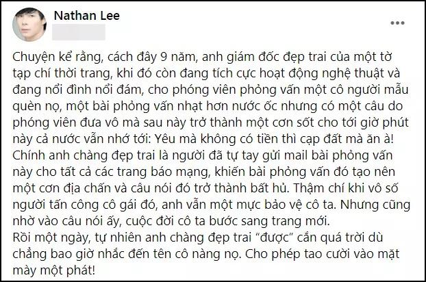 Nathan Lee nhận vơ có công đầu giúp Ngọc Trinh nổi tiếng?-2