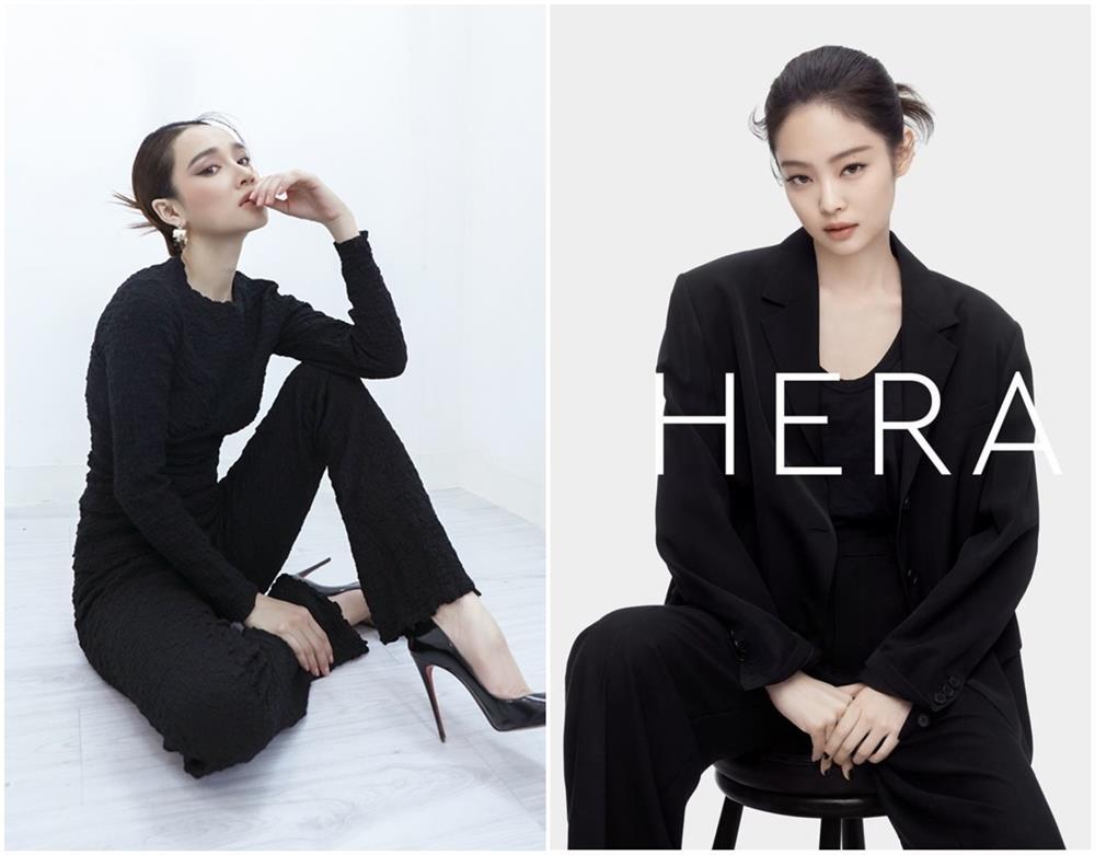 Nhã Phương gây lú khi chụp hình bắt chước Jennie BLACKPINK-9