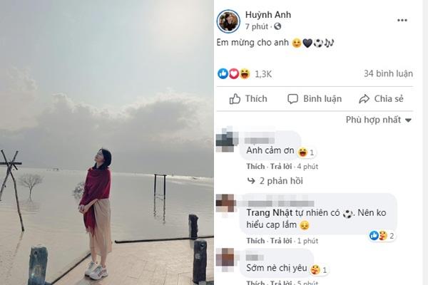Quang Hải có bồ mới, Huỳnh Anh viết: Em mừng cho anh-4