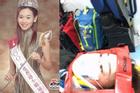 Hoa hậu Dương Tư Kỳ và 2 con gặp tai nạn ô tô