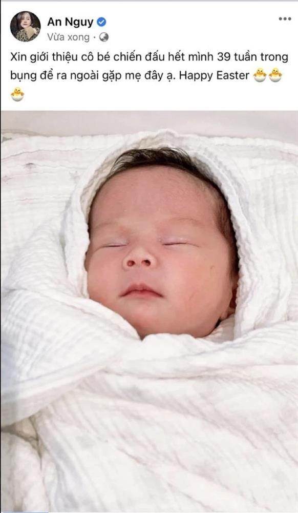 An Nguy lần đầu công khai ảnh cận mặt nhóc tỳ đầu lòng, hé lộ luôn giới tính-1