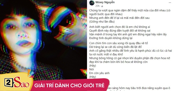 Wowy rap love, tự tin đây là bài ‘ngọt ngào nhất có thể của hiện tại’