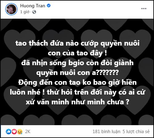 Vợ cũ Việt Anh: Tao thách đứa nào cướp quyền nuôi con-1