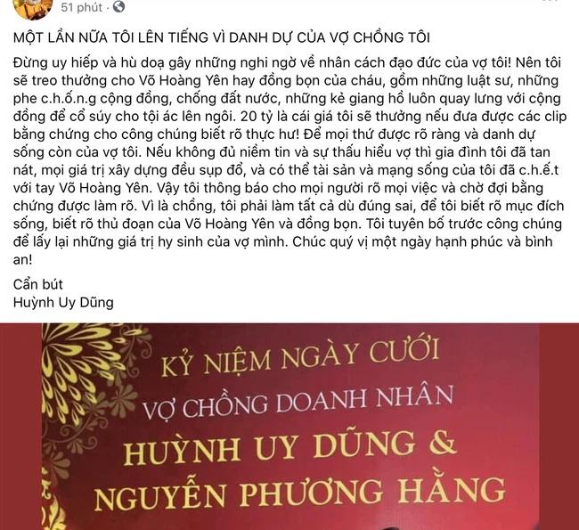 Dũng Lò Vôi treo thưởng 20 tỷ cho ai tìm ra clip rửa oan bà Phương Hằng-1